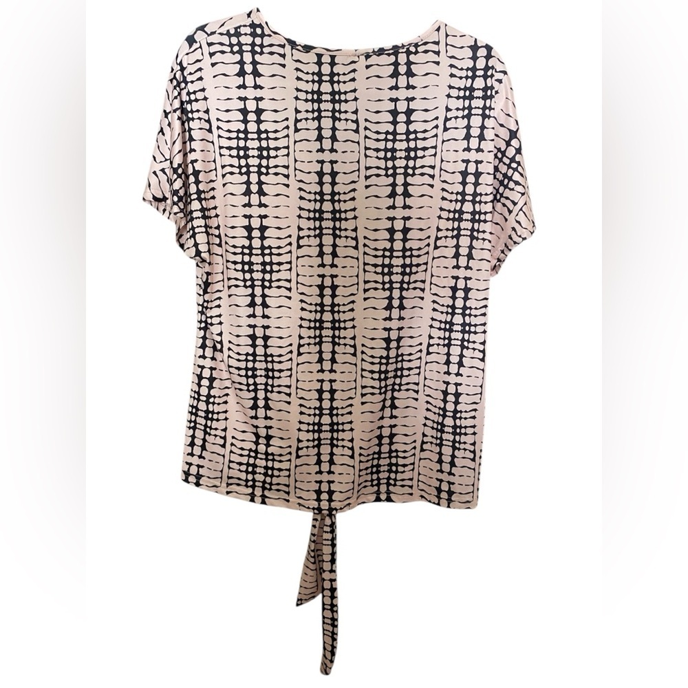 SHEIN EUC BLACK/PINK SHORT SLEEVE TOP SZ XL - Picture 3 of 3